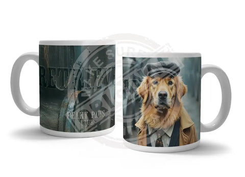PEAKY PAWS CLUB - Retriever Fridge Magnet Metal Signs