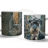 PEAKY PAWS CLUB - Schnauzer Mug Metal Signs