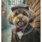 Peaky Paws Club - Shih Tzu Brown Metal Signs