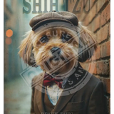 Peaky Paws Club - Shih Tzu Brown Metal Signs