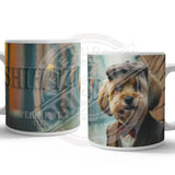 PEAKY PAWS CLUB - Shih Tzu Brown Mug Metal Signs