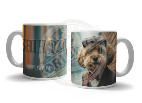PEAKY PAWS CLUB - Shih Tzu Brown Fridge Magnet Metal Signs