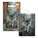 PEAKY PAWS CLUB - Siamese Cat Fridge Magnet Metal Signs