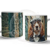 PEAKY PAWS CLUB - Spaniel Mug Metal Signs