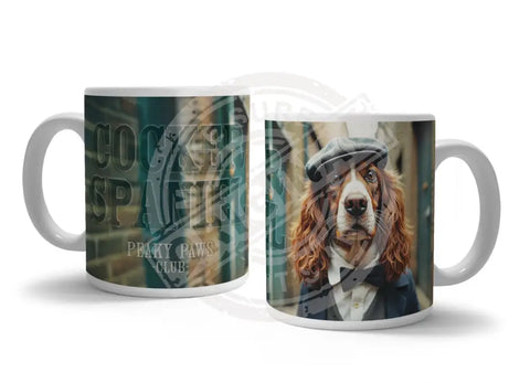 PEAKY PAWS CLUB - Spaniel Fridge Magnet Metal Signs