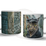 PEAKY PAWS CLUB - Tabby Cat Mug Metal Signs