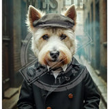 PEAKY PAWS CLUB - Westie Fridge Magnet Metal Signs