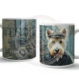 PEAKY PAWS CLUB - Westie Mug Metal Signs