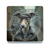 PEAKY PAWS CLUB - Whippet Melamine Coaster Metal Signs