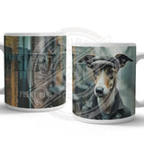 PEAKY PAWS CLUB - Whippet Mug Metal Signs