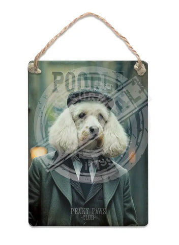PEAKY PAWS CLUB - White Poodle