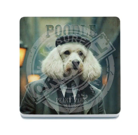 PEAKY PAWS CLUB - White Poodle