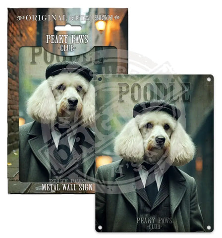 PEAKY PAWS CLUB - White Poodle