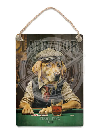 PEAKY PAWS CLUB - Yellow Labrador
