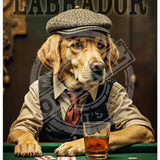Peaky Paws Club - Yellow Labrador Metal Signs