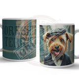 PEAKY PAWS CLUB - Yorkshire Terrier Mug Metal Signs