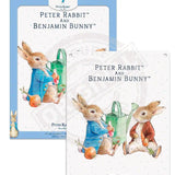 Beatrix Potter Peter Rabbit Benjamin Bunny sitting metal wall sign