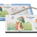 Beatrix Potter Peter Rabbit Benjamin Bunny with blanket hanging wooden sign