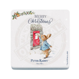 Peter Rabbit Christmas - Postbox Melamine Coaster Metal Signs