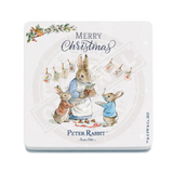 Peter Rabbit Christmas - Pudding Melamine Coaster Metal Signs