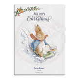 Peter Rabbit Christmas - Sledging Fridge Magnet Metal Signs