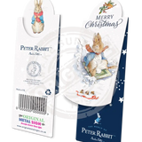 Peter Rabbit Christmas - Sledging Magnetic Bookmark Metal Signs