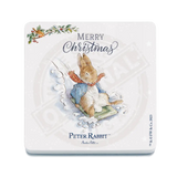 Peter Rabbit Christmas - Sledging Melamine Coaster Metal Signs