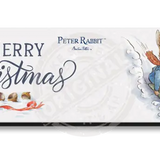 Peter Rabbit Christmas - Sledging Small Wood Sign 330 X 75Mm Metal Signs