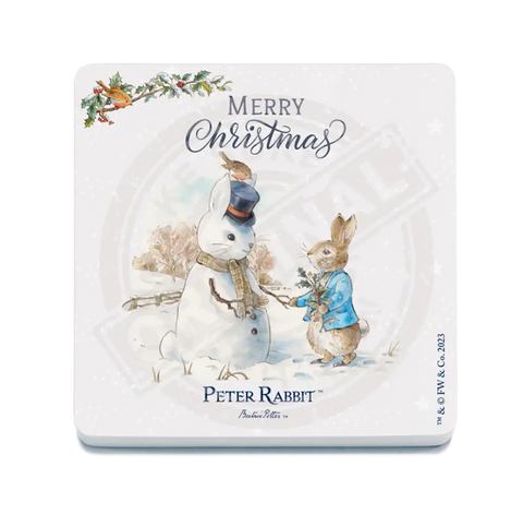 Peter Rabbit Christmas - Snowman Mini Metal Sign 15Cm X 20Cm Signs