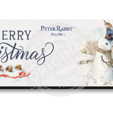 Peter Rabbit Christmas - Snowman Small Wood Sign 330 X 75Mm Metal Signs