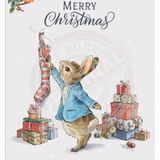 Peter Rabbit Christmas - Stocking Mini Metal Sign 15Cm X 20Cm Signs