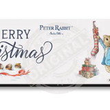 Peter Rabbit Christmas - Stocking Small Wood Sign 330 X 75Mm Metal Signs