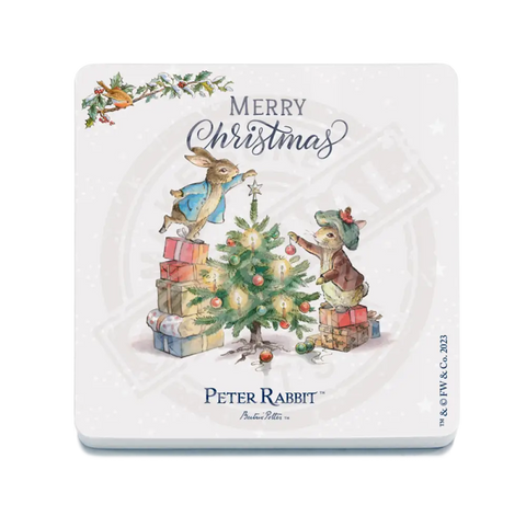 Peter Rabbit Christmas - Tree Mini Metal Sign 15Cm X 20Cm Signs