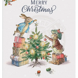 Peter Rabbit Christmas - Tree Mini Metal Sign 15Cm X 20Cm Signs