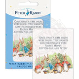 Peter Rabbit Flopsy Bunnies collecting blackberries fridge magnet