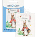 Peter Rabbit - Flopsy Bunny carrying basket Fridge Magnet Metal Signs
