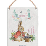 Peter Rabbit - Flopsy Bunny eating Blackberries Dangler Metal Signs