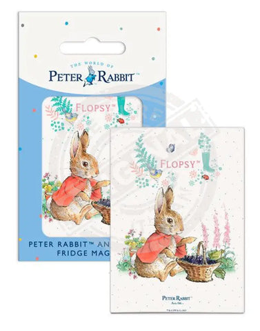 Peter Rabbit - Flopsy Bunny eating Blackberries Mini Metal Sign 15cm x 20cm Metal Signs