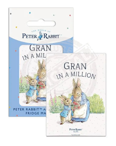 Peter Rabbit Gran in a million Mini Metal Sign 15cm x 20cm Metal Signs