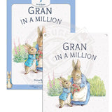 Beatrix Potter Peter Rabbit Gran in a million metal sign