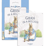 Beatrix Potter Peter Rabbit Gran in a million metal sign