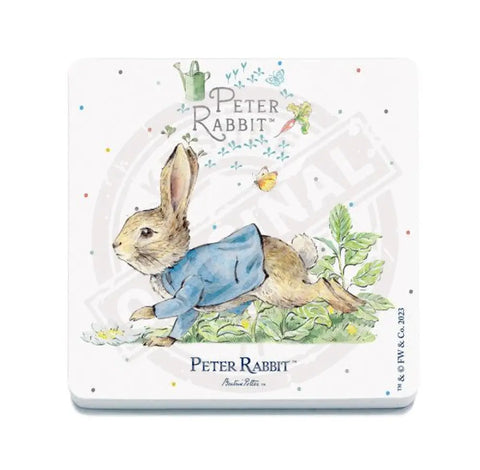 Peter Rabbit hopping Mini Metal Sign 15cm x 20cm Metal Signs