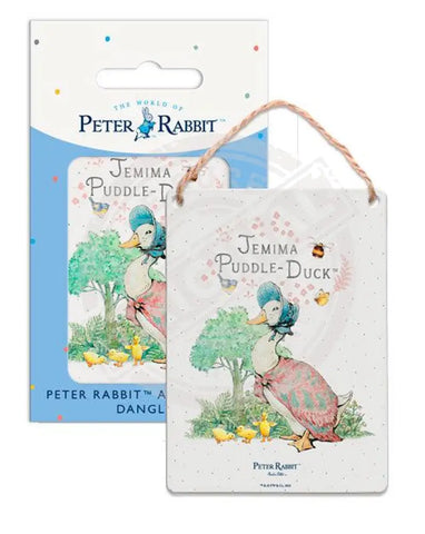 Peter Rabbit Jemima Puddle-Duck metal wall sign