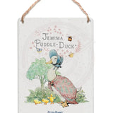 Peter Rabbit - Jemima Puddle-Duck Dangler Metal Signs