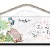 Beatrix Potter Peter Rabbit Jemima Puddle-Duck hanging wooden sign