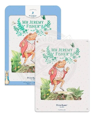 Peter Rabbit Jeremy Fisher metal wall sign