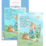 Peter Rabbit - Lettuce and French beans story 3 Mini Metal Sign 15cm x 20cm Metal Signs