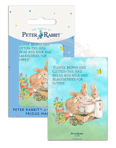 Peter Rabbit flopsy mopsy cottontail metal wall sign