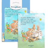 Peter Rabbit flopsy mopsy cottontail metal wall sign