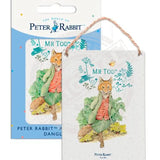 Peter Rabbit metal dangler sign